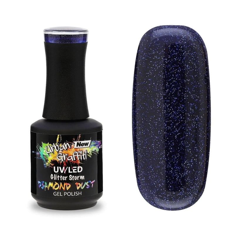 Glitter Storm - UGGP-DD010 Miesto grafiti gelinis lakas 15ml
