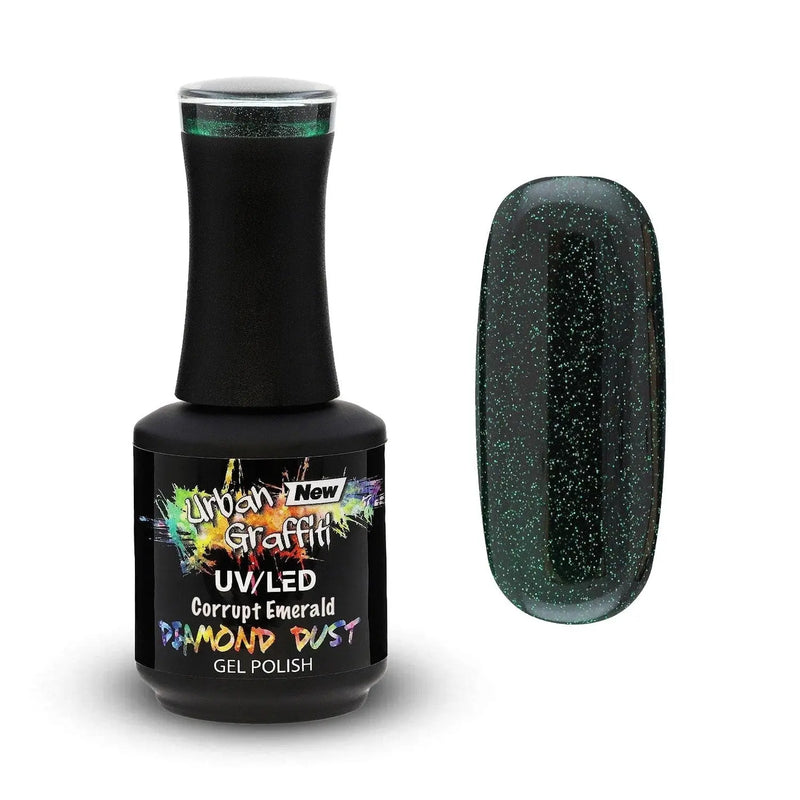 Sugadintas smaragdas - UGGP-DD004 miesto grafiti gelinis lakas 15ml