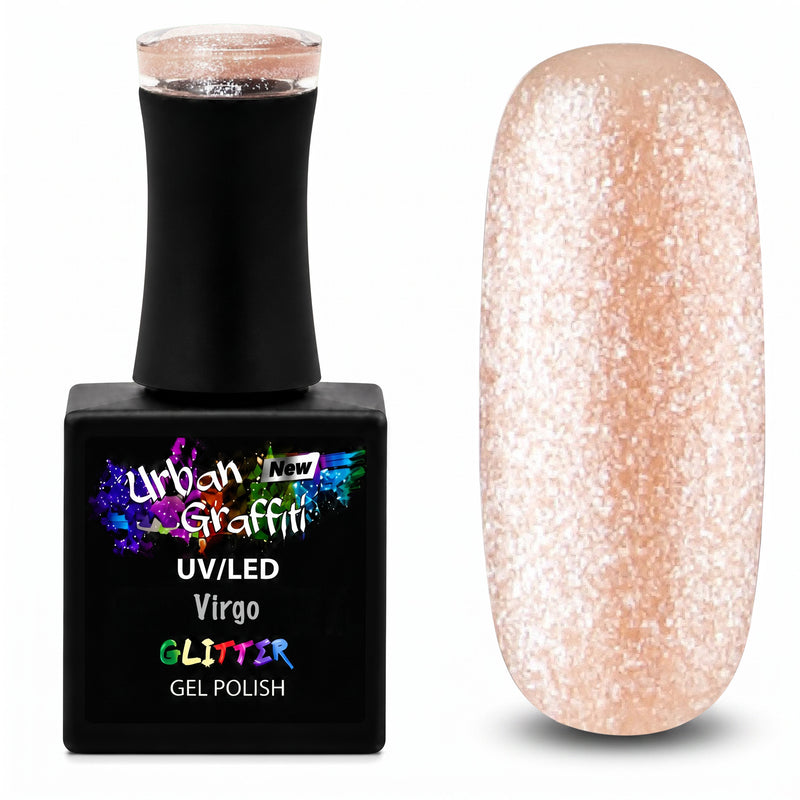 Virgo - UGGP-A0789 Miesto Grafiti Gelinis Nagų Lakštas 15ml