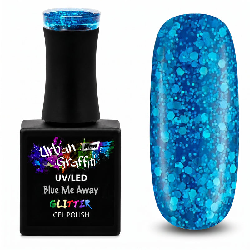 Blue Me Away - UGGP-A0827 Urban Graffiti gelinis nagų lakas 15ml