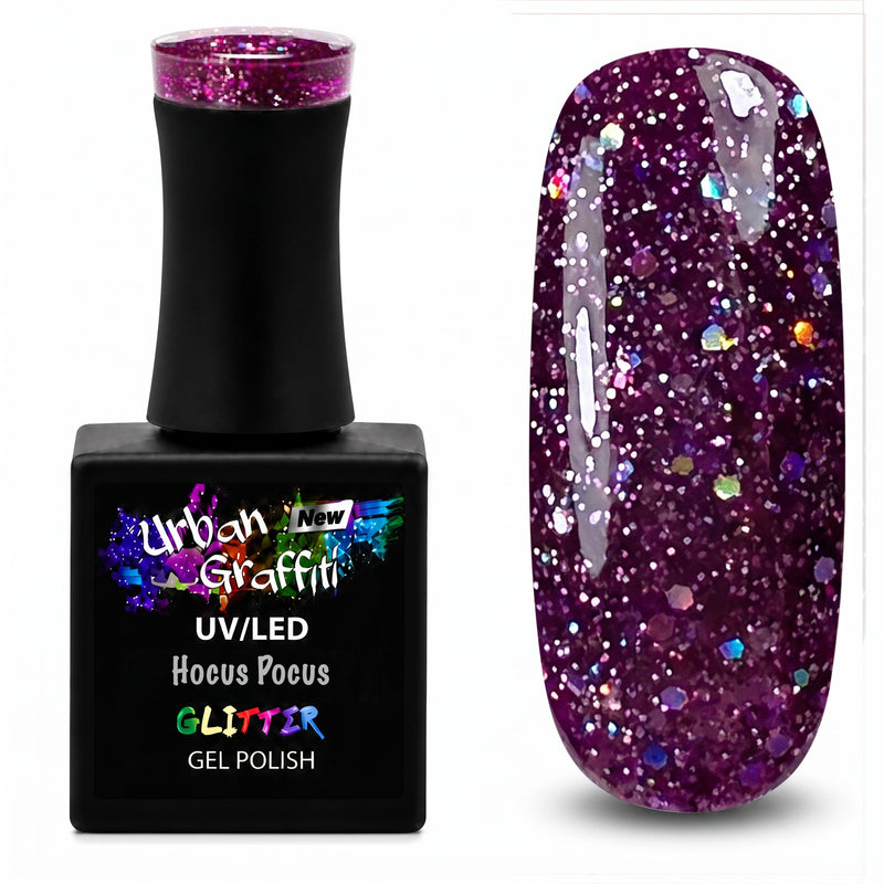 Hocus Pocus - UGGP-A0832 Miesto Grafiti Gelinis Nagų Lakštas 15ml