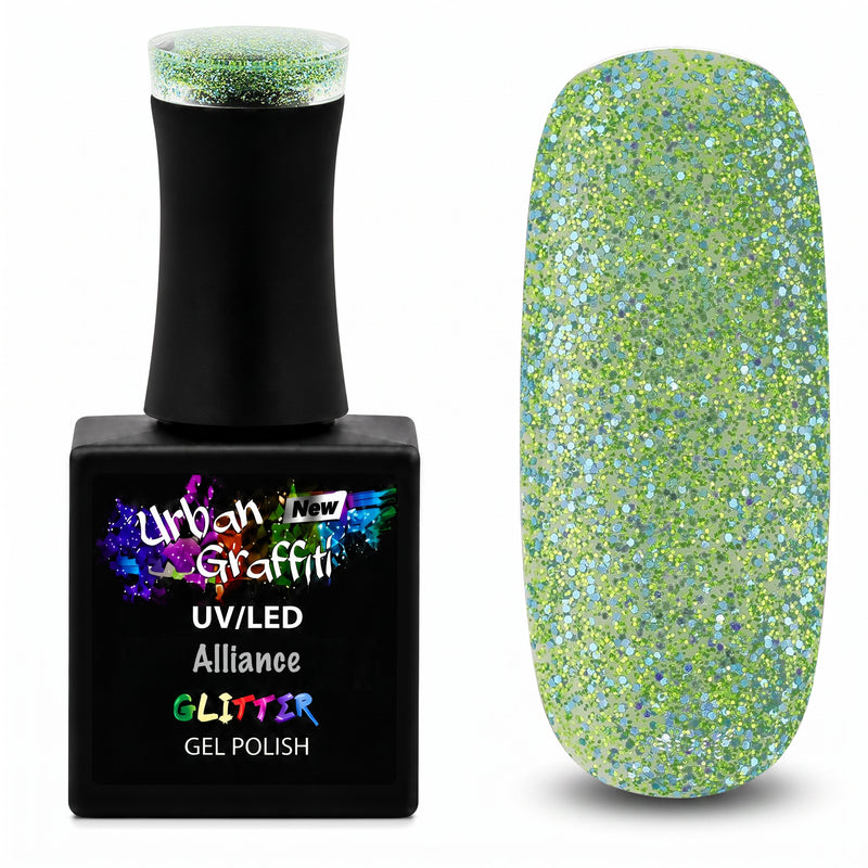 Alliance - UGGP-A0845 Miesto grafiti gelinis nagų lakas 15ml