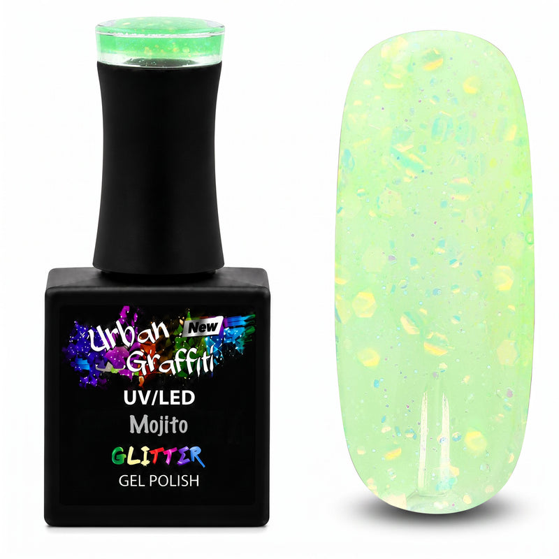 Mojito - UGGP-A0879 Urban Graffiti gelinis nagų lakas 15ml