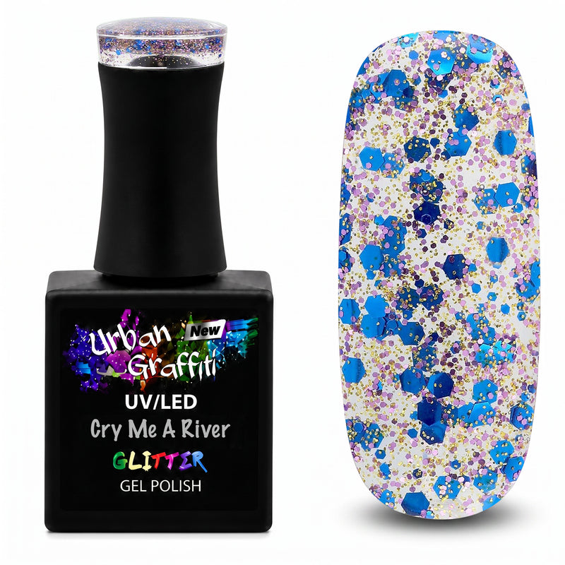 Cry Me A River - UGGP-A0890 Urban Graffiti gelinis nagų lakas 15ml