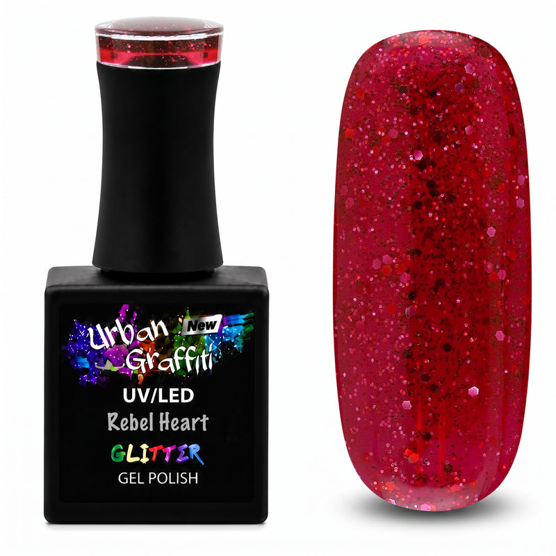 Rebel Heart - UGGP-A1109 Miesto grafiti gelinis nagų lakas 15ml