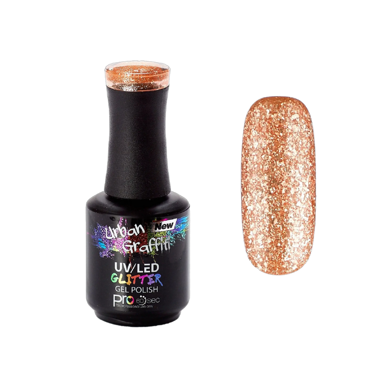 Peach Gleam - UGGP-A0946 Urban Graffiti gelinis nagų lakas 15ml