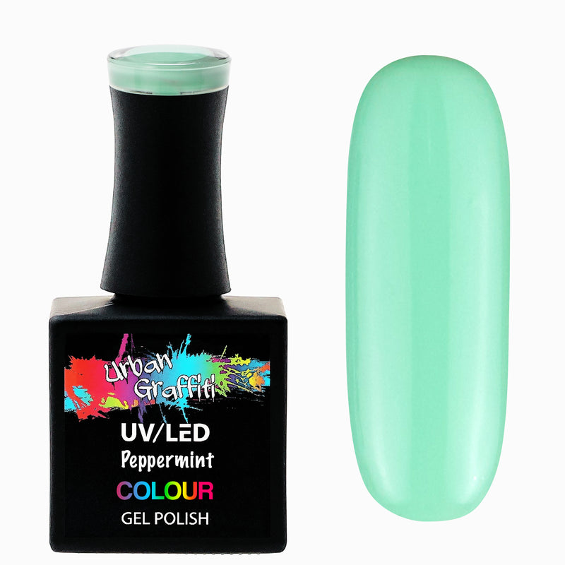 Mėtų - UGGP-A0184 Urban Graffiti gelinis nagų lakas 15ml