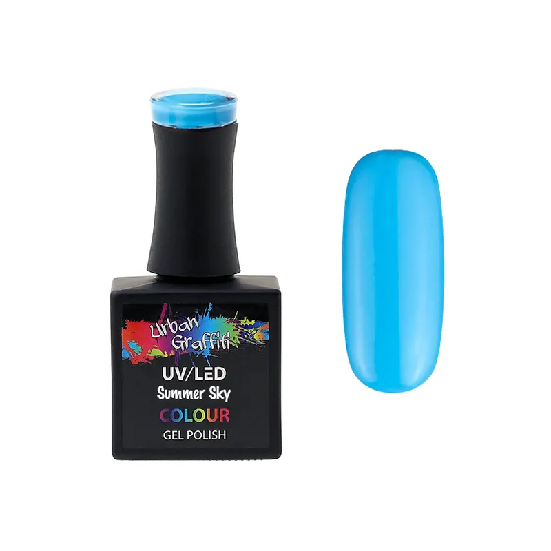 Vasaros dangus - UGGP-A0196 Urban Graffiti gelinis nagų lakas 15ml