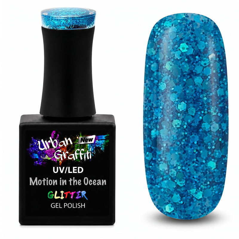 Judėjimas vandenyne - UGGP-XS004 Urban Graffiti gelinis nagų lakas 15 ml