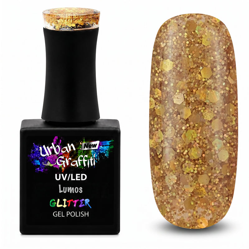 Lumos - UGGP-XS007 Miesto Grafiti Gelinis Nagų Lakštas 15ml