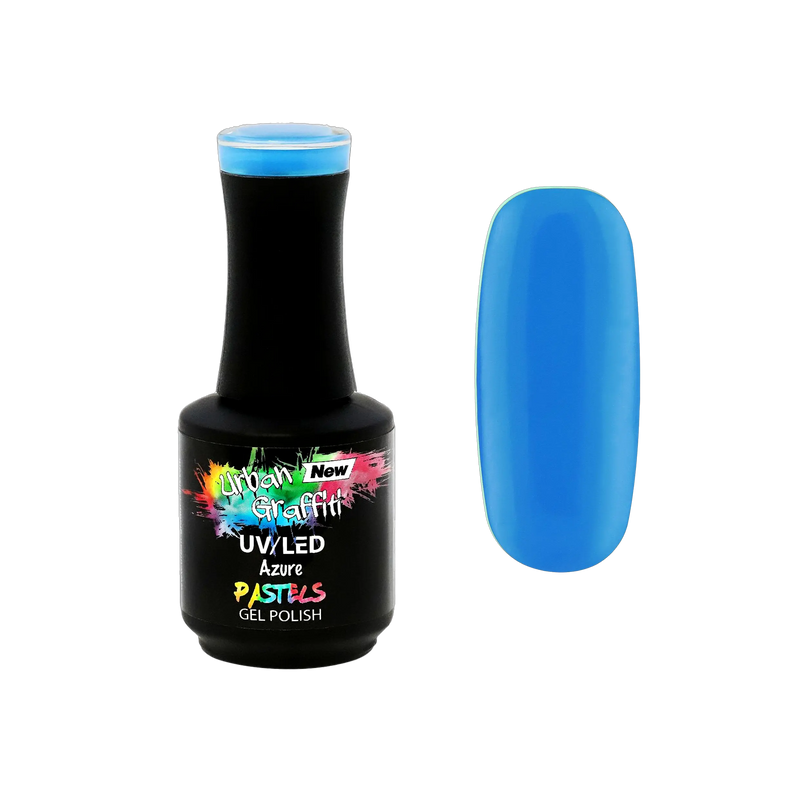 Azure - UGGP-PA031 Miesto Grafiti Gelinis Nagų Lakštas 15ml