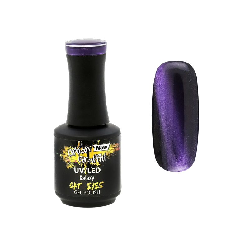 Galaxy - UGGP-CE029 Miesto Grafiti Gelinis Nagų Lakštas 15ml