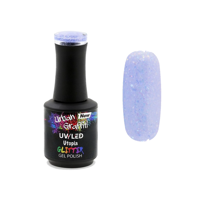 Utopija - UGGP-A0766 Miesto Grafiti Gelinis Nagų Lakštas 15ml