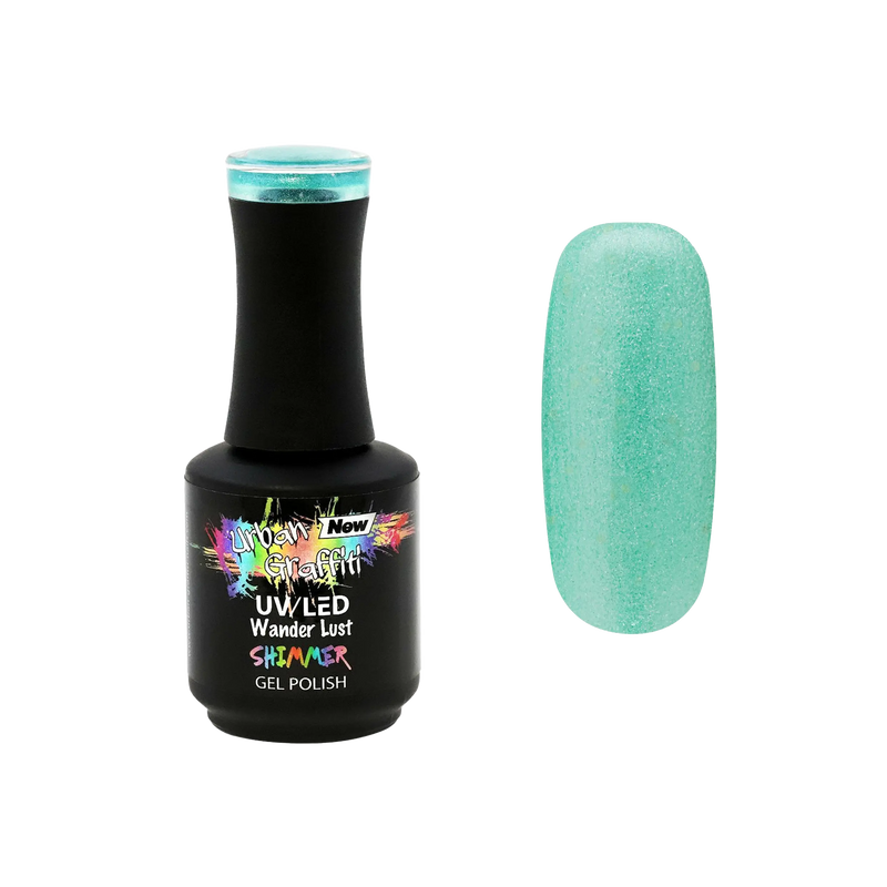 Wander Lust - UGGP-A0309 Miesto Grafiti Gelinis Nagų Lakštas 15ml